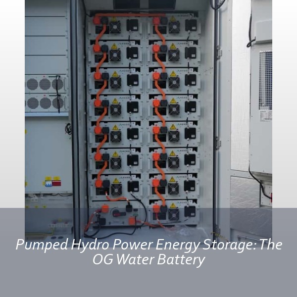Pumped Hydro Power Energy Storage: The OG Water Battery